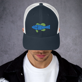 BA Teal/Kiwi Swimlogo 3DTrucker Cap
