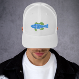 BA Teal/Kiwi Swimlogo 3DTrucker Cap