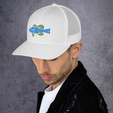 BA Teal/Kiwi Swimlogo 3DTrucker Cap