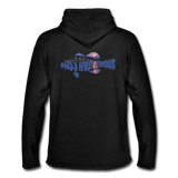 Bass Anonymous Lightweight Terry Hoodie Sunset Logo - charcoal grey