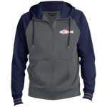 Bass Anonymous Men's Sport-Wick® Full-Zip Hooded Jacket Embroidered