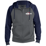 Bass Anonymous Men's Sport-Wick® Full-Zip Hooded Jacket Embroidered