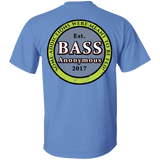 Bass Anonymous T-Shirt  5.3 oz Vintage Look Slogan