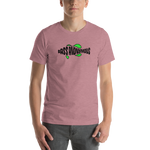 Bass Anonymous Grunge T-shirt Black/Green Short-Sleeve Unisex T-Shirt