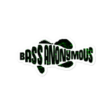 Bass Anonymous SwimLogo Black With Green Grunge.