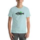 Bass Anonymous Grunge T-shirt Black/Green Short-Sleeve Unisex T-Shirt