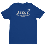 BA Short Sleeve T-shirt "Jesus the first fish finder"