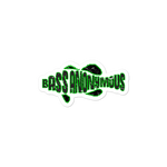 Bass Anonymous Green/Black Fill Swim Logo Sticker