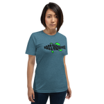 Bass Anonymous Green Grunge Swim Logo Women's Short-Sleeve T-Shirt
