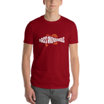 Men's BA Grunge White/Red SwimLogo Short-Sleeve T-Shirt