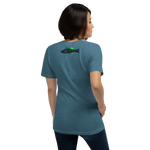 Bass Anonymous Green Grunge Swim Logo Women's Short-Sleeve T-Shirt