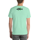 Bass Anonymous Green Grunge Swimlogo Short-Sleeve T-Shirt