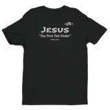 BA Short Sleeve T-shirt "Jesus the first fish finder"