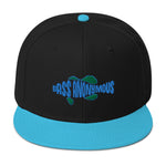 Snapback Hat-Bass Anonymous Swim Logo Blue