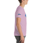 BA Teal/Kiwi short sleeve Swimlogo with sleeves and back print.